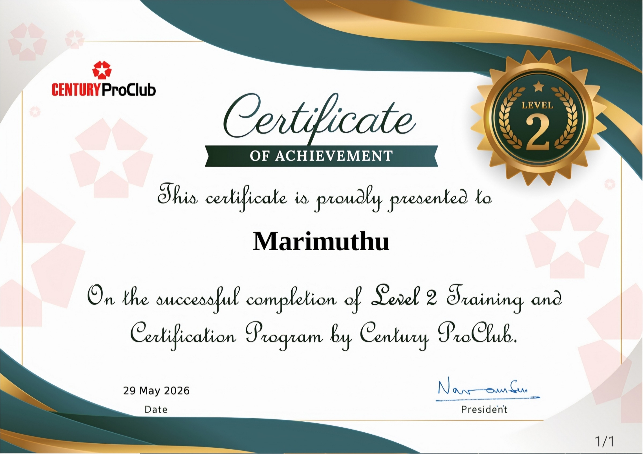 Level 2 Certificate